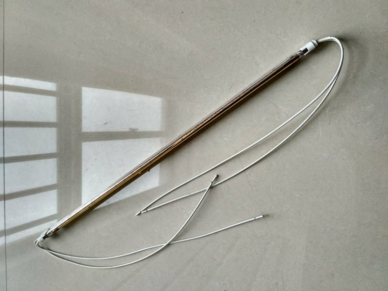 Half Gold Reflector Twin Tube Quartz Infrared Heater Lamp Halogen Heater 2.jpg