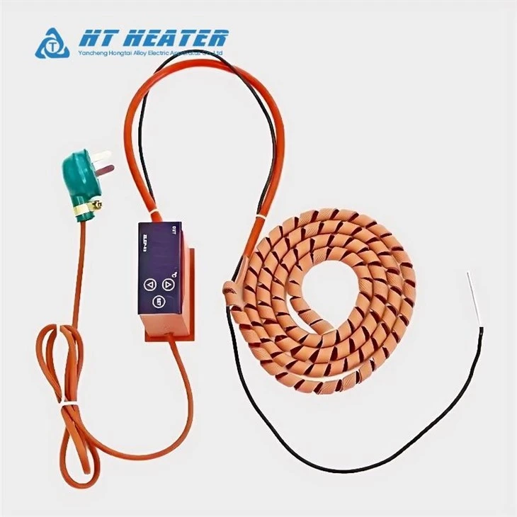 220V Silicone Rubber Pipe Heating Belt with Digital Controller