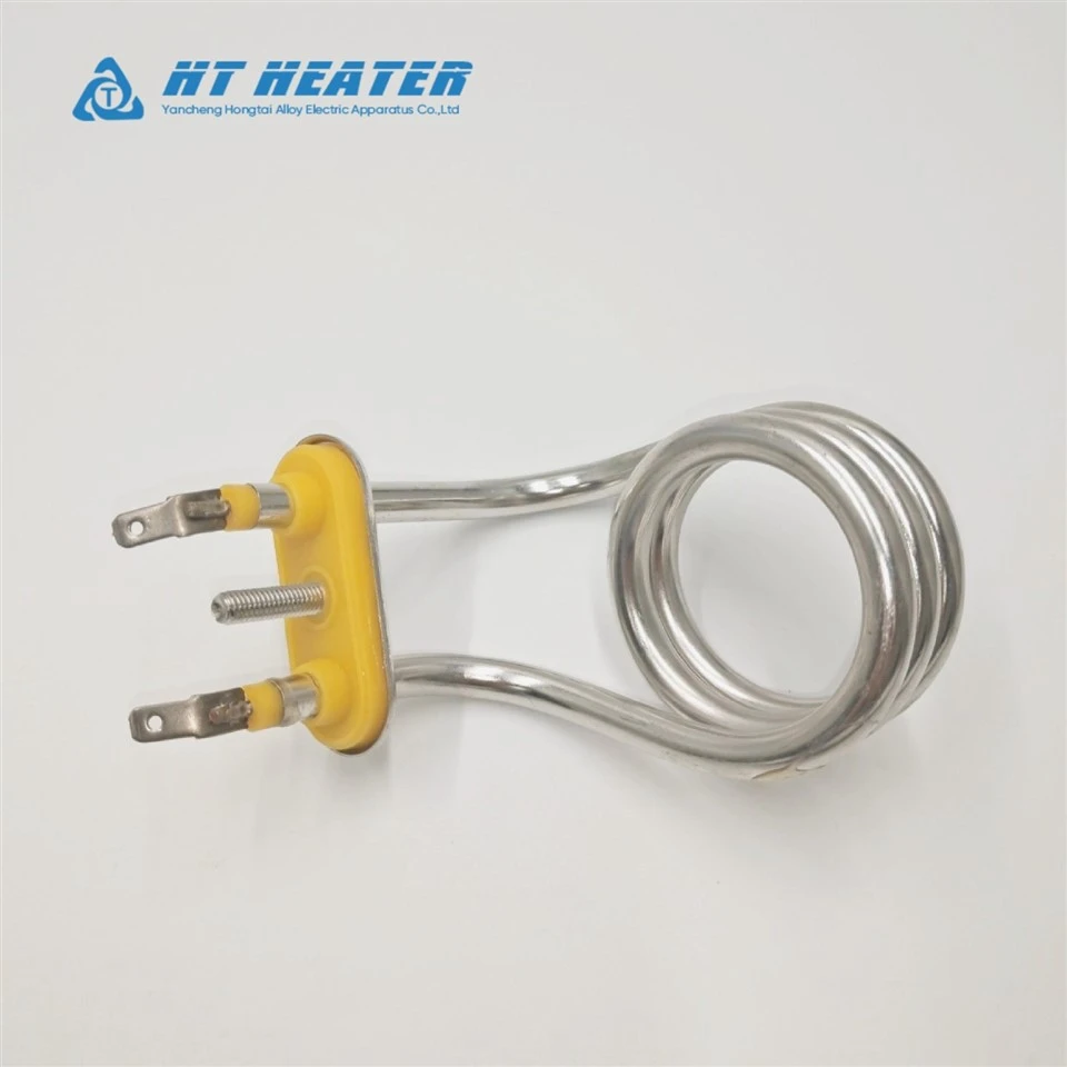 Spiral Coil Immersion Water Heater with Spade Terminal Spiral Coil Immersion Water Heater with Spade Terminal