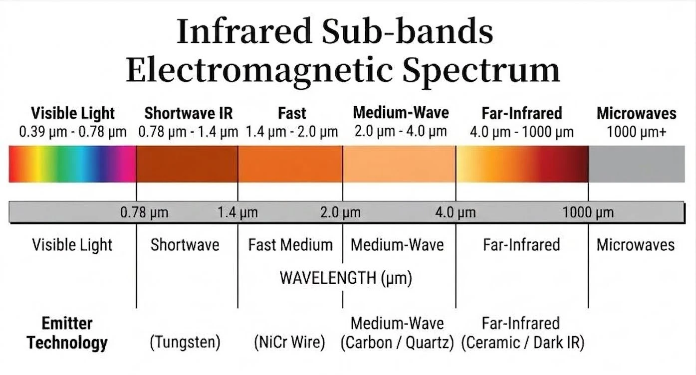 Infrared Sub-bands Electromagnetic Spectrum Infrared Sub-bands Electromagnetic Spectrum