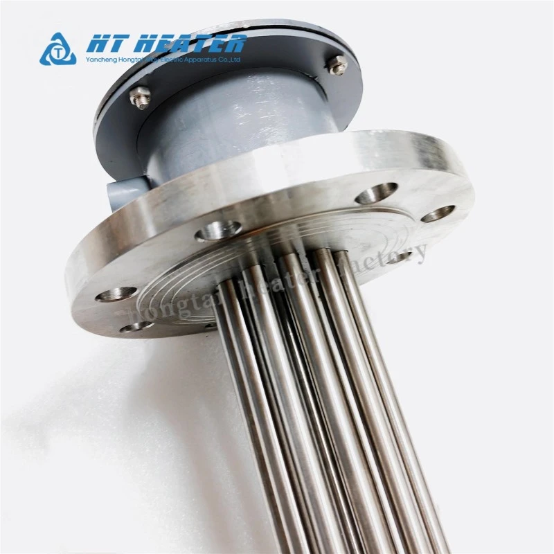 High Power Thermal Oil Flanged Tubular Heating Element High Power Thermal Oil Flanged Tubular Heating Element