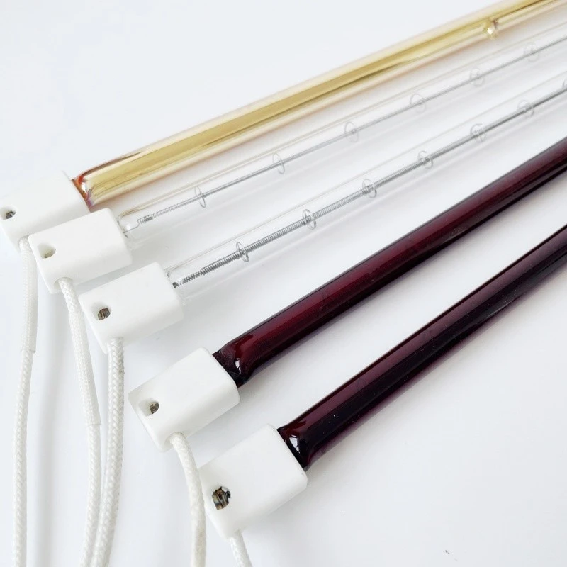 Ruby Quartz Tube Halogen Heating Lamp factory Ruby Quartz Tube Halogen Heating Lamp factory