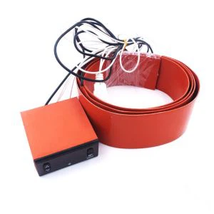 Factory Electric Heating Element Silicone Rubber Heater Pad 200 Degree With Temperature Controller